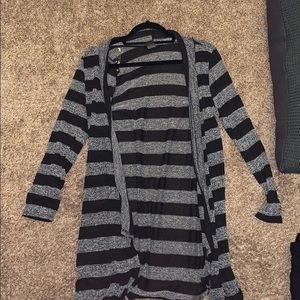 striped cardigan